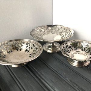 Silver Diecut Trays